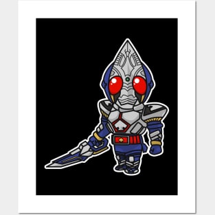 Kamen Rider Blade Chibi Style Kawaii Posters and Art